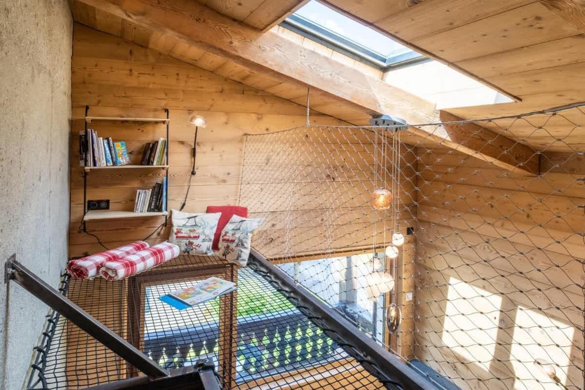 Chalet Racar Pour 4 Personnes, Centre Ville Et Vue Sur La Montagne Chamonix Exteriör bild