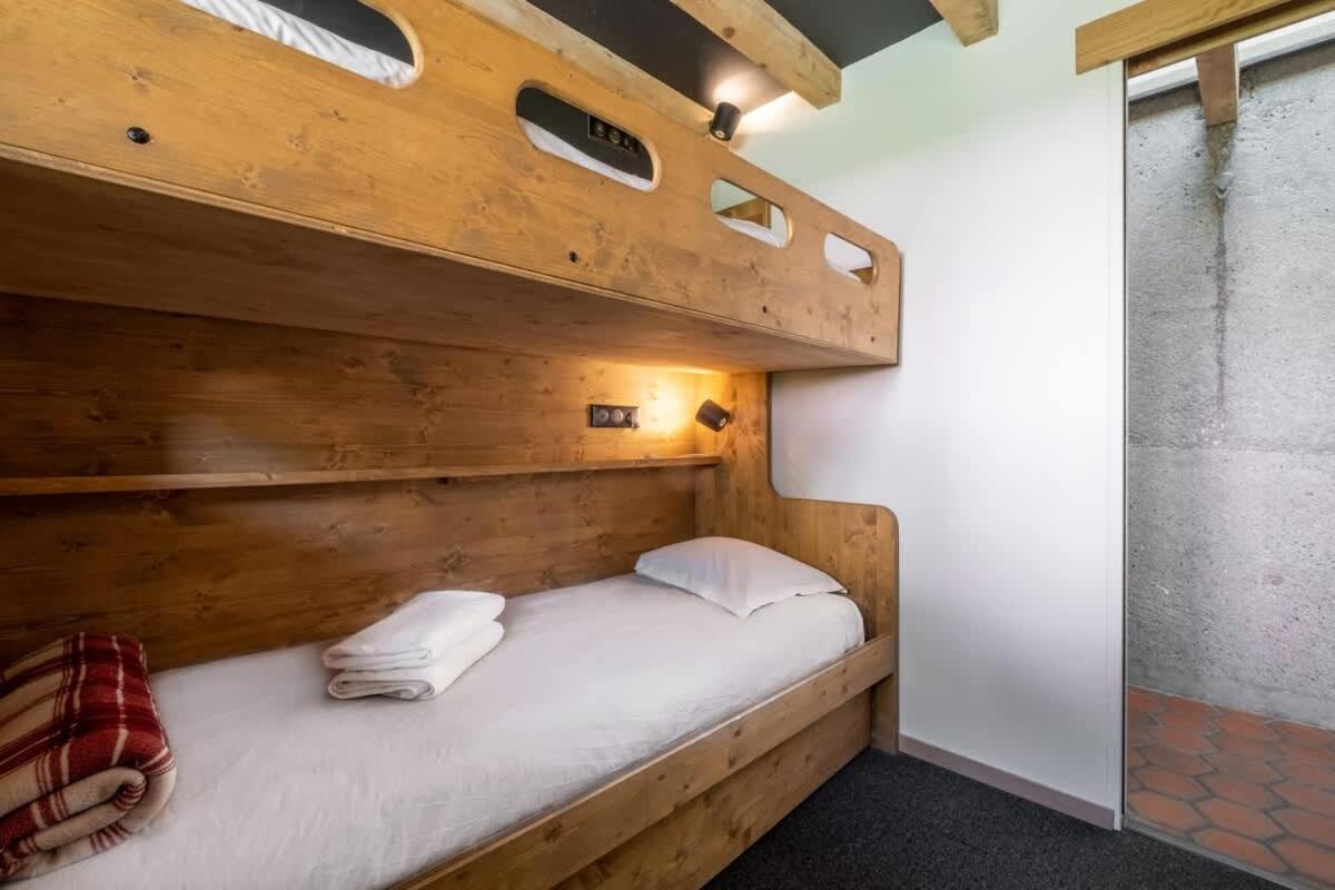 Chalet Racar Pour 4 Personnes, Centre Ville Et Vue Sur La Montagne Chamonix Exteriör bild